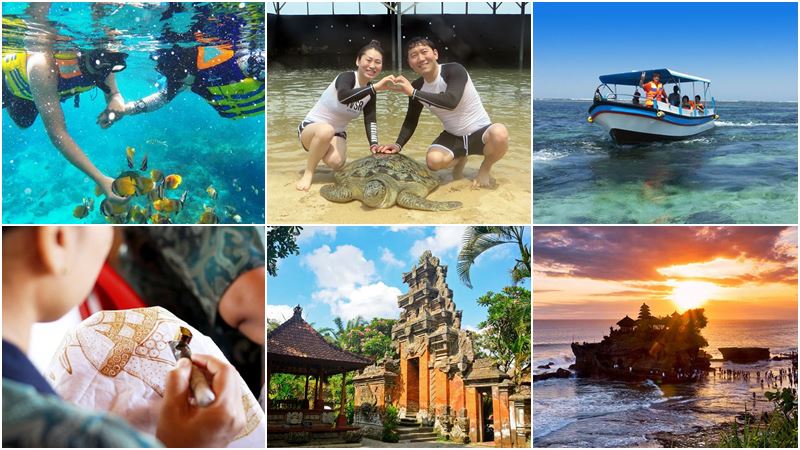 BCO-33 Snorkeling with Ubud, Tanah Lot Sunset Bali tour