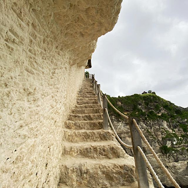 Scenic rock staircase